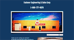 Desktop Screenshot of fastenereng.com